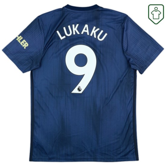 Herren Manchester United 2018/19 Drittes Retro Shirt Lukaku #9