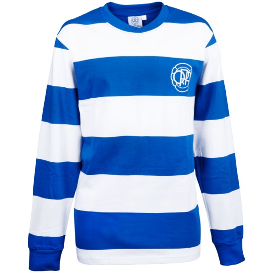 Kinder Queens Park Rangers 1975/76 Heim Retro Langarmtrikot #10