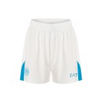 Damen Neapel 2024/25 Heim Shorts - Weiß/Hellblau