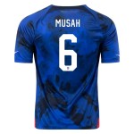 Yunus Musah #6 USMNT Auswärtstrikot Weltmeisterschaft 2022