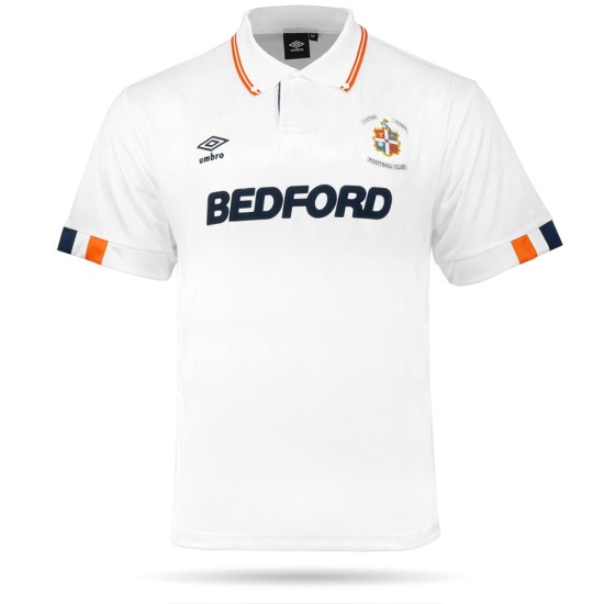 Herren Luton Town 1989/90 Heim Retro Trikot