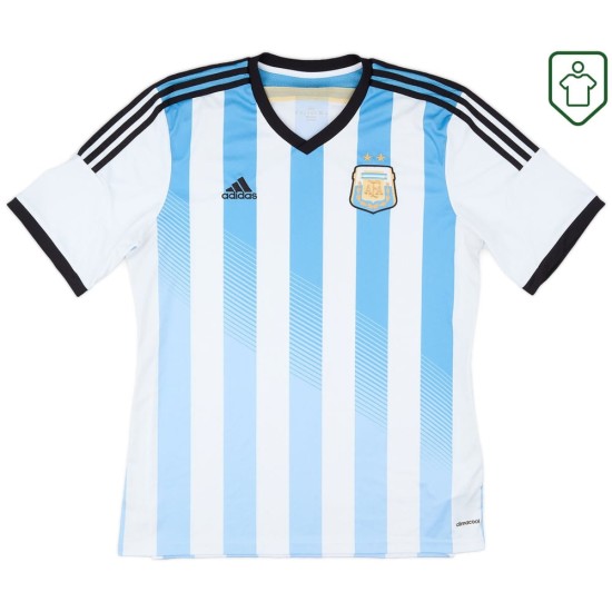 Männer Argentinien 2013/15 Heim Retro Shirt - Blau