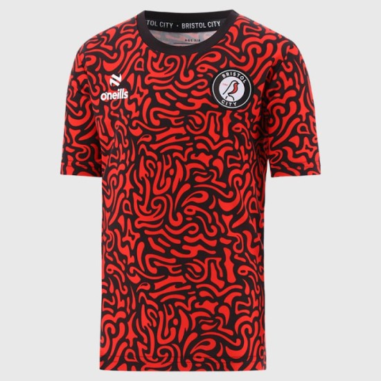 Kinder Bristol City 2024/25 Drittel Aufwärm-Shirt