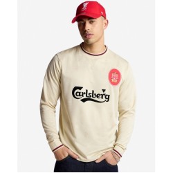 Herren Liverpool 1996/97 Auswärts Retro Langarmtrikot