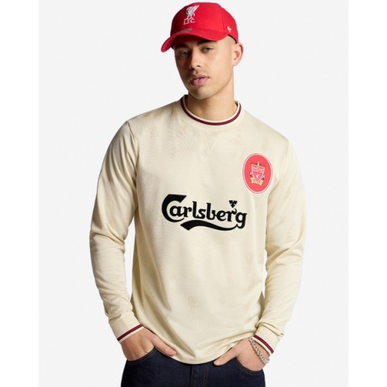 Damen Liverpool 1996/97 Auswärts Retro Langarmtrikot