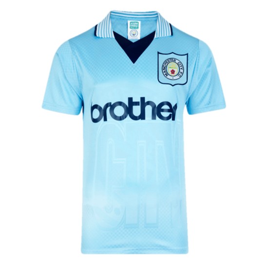 Herren Manchester City 1996 Heim Retro Trikot Herren Manchester City 1996 Heim Retro Trikot