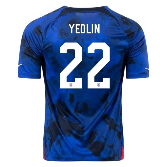 DeAndre Yedlin #22 USMNT Auswärtstrikot Weltmeisterschaft 2022