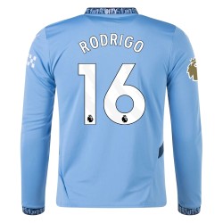 Kinder RODRIGO Manchester City 2024/25 Heimtrikot Langarm
