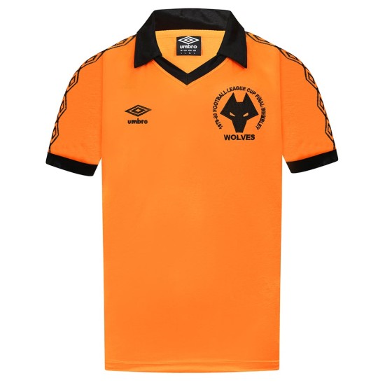 Herren Wolverhampton Wanderers 1980 Retro League Cup Final Trikot Herren Wolverhampton Wanderers 1980 Retro League Cup Final Trikot