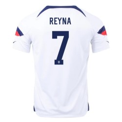 Giovanni Reyna #7 USMNT Heimtrikot Weltmeisterschaft 2022