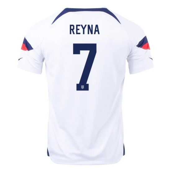 Giovanni Reyna #7 USMNT Heimtrikot Weltmeisterschaft 2022