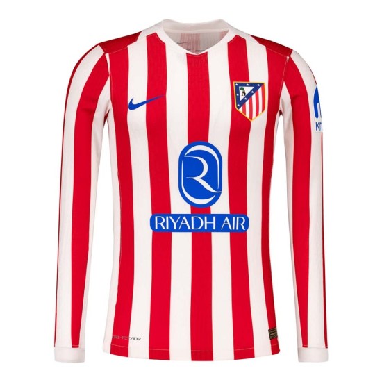 Kinder Atletico Madrid 2025/26 Heimtrikot Langarm Kinder Atletico Madrid 2025/26 Heimtrikot Langarm