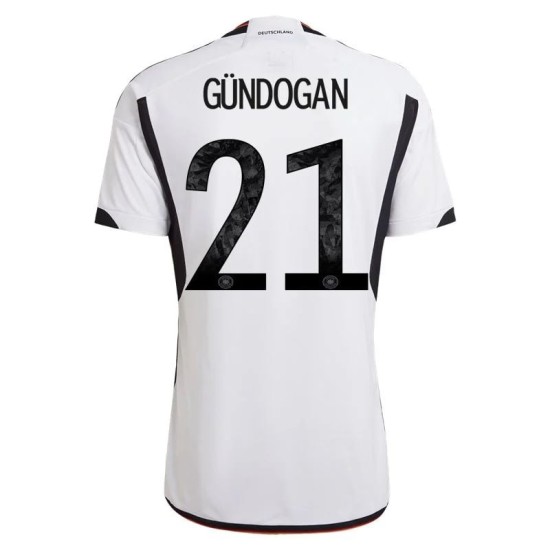 Ilkay Gündogan #21 Deutschland Heimtrikot Weltmeisterschaft 2022