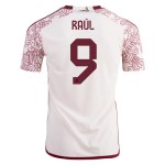 Raúl Jiménez #9 Mexiko Auswärtstrikot Weltmeisterschaft 2022