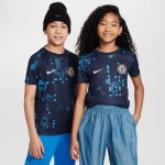 Kinder Chelsea 2024/25 Dritttrikot Pre-Match - Marineblau