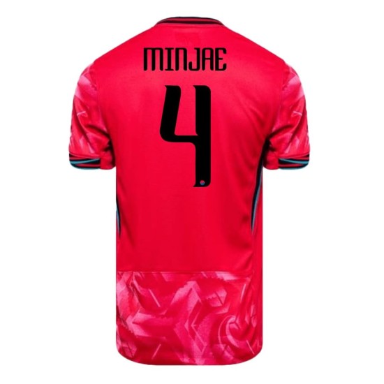 MINJAE #4 Südkorea Heimtrikot 2024 MINJAE #4 Südkorea Heimtrikot 2024
