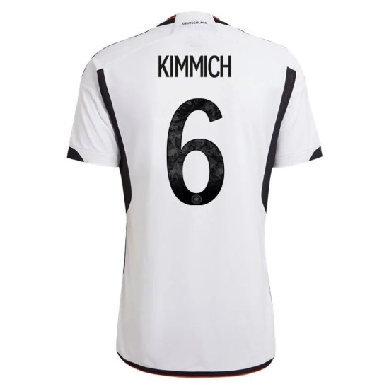 Joshua Kimmich #6 Deutschland Heimtrikot Weltmeisterschaft 2022 Joshua Kimmich #6 Deutschland Heimtrikot Weltmeisterschaft 2022