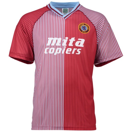 Herren Aston Villa 1988 Retro Trikot