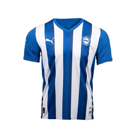 Herren Alavés 2025/26 Heimtrikot Ohne Sponsor Herren Alavés 2025/26 Heimtrikot Ohne Sponsor