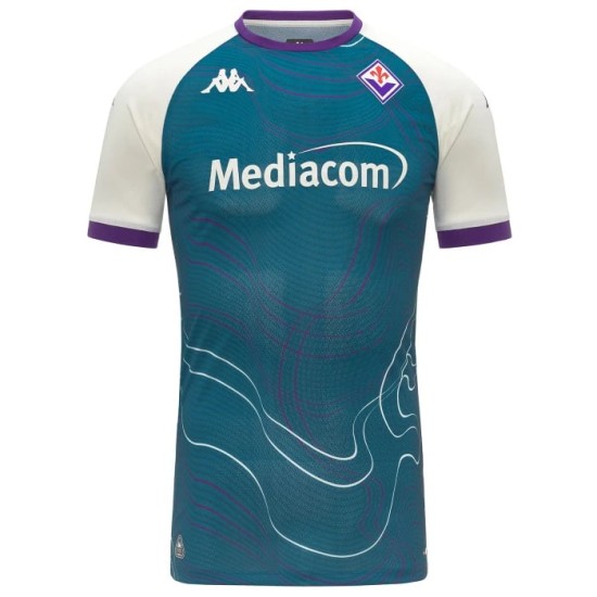 Damen Fiorentina 2025/26 Ausweich-Aufwärmtrikot – Türkis