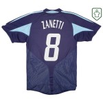 Männer Argentinien 2004/05 Auswärts Retro Shirt Zanetti #8