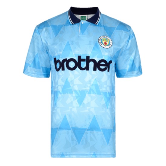 Damen Manchester City 1989 Heim Retro Trikot