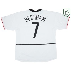 Herren Manchester United 2002/03 Auswärts Retro Shirt Beckham #7
