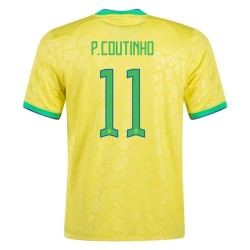 Philippe Coutinho #11 Brasilien Heimtrikot Weltmeisterschaft 2022