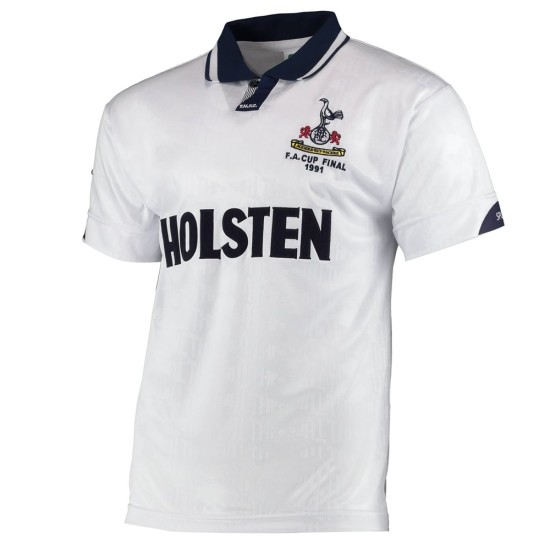 Herren Tottenham Hotspur 1991 FA Cup Finale Retro Shirt