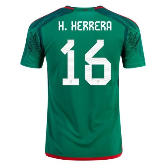Héctor Herrera #16 Mexiko Heimtrikot Weltmeisterschaft 2022