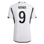 Timo Werner #9 Deutschland Heimtrikot Weltmeisterschaft 2022