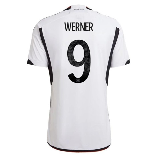 Timo Werner #9 Deutschland Heimtrikot Weltmeisterschaft 2022