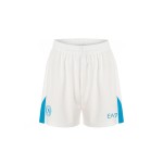Kinder Neapel 2024/25 Heim Shorts - Weiß/Hellblau
