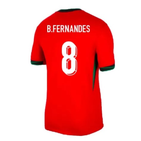 Herren B.FERNANDES Portugal 2024/25 Heimtrikot Herren B.FERNANDES Portugal 2024/25 Heimtrikot