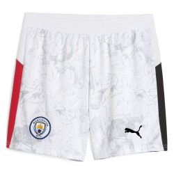 Damen Manchester City 2025/26 KidSuper Shorts - Weiß