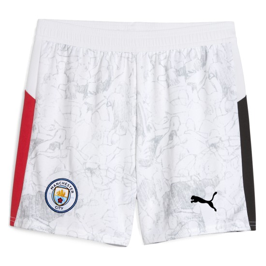 Herren Manchester City 2025/26 KidSuper Shorts - Weiß Herren Manchester City 2025/26 KidSuper Shorts - Weiß
