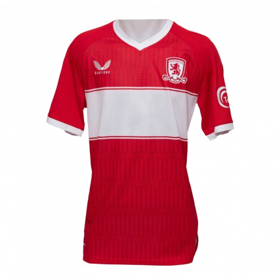 Damen Middlesbrough 2025/26 Heimtrikot Ohne Aufdruck Damen Middlesbrough 2025/26 Heimtrikot Ohne Aufdruck