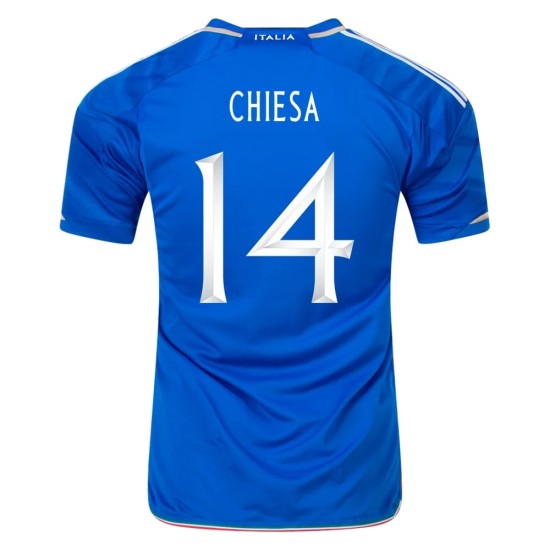 Italien #14 Federico Chiesa Heimtrikot 23/24 Italien #14 Federico Chiesa Heimtrikot 23/24