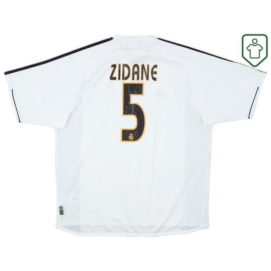 Herren Real Madrid Heim-Retro-Trikot 2003/04 Zidane #5