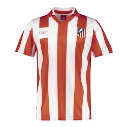 Herren Atletico Madrid 87/88 Heim Retro Trikot Nr. 10