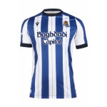 Kinder Real Sociedad 2025/26 Heim Sponsor Trikot