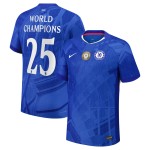 Kinder Chelsea 2025/26 Heimtrikot Weltmeister Nr. 25