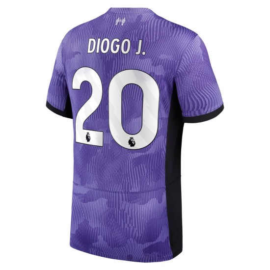 Kinder Diogo Jota #20 Liverpool 2023/24 Drittes Trikot