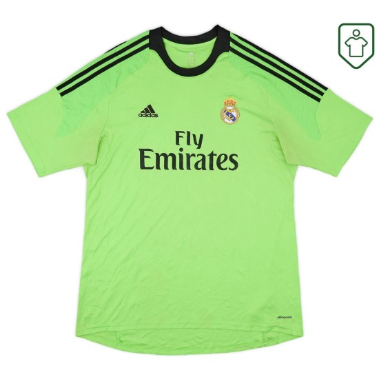 Herren Real Madrid Torwart-Retro-Trikot 2013/14 Herren Real Madrid Torwart-Retro-Trikot 2013/14