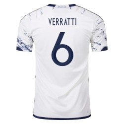 Italien #6 Marco Verratti Auswärtstrikot 23/24