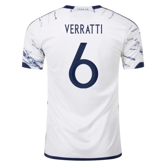 Italien #6 Marco Verratti Auswärtstrikot 23/24 Italien #6 Marco Verratti Auswärtstrikot 23/24