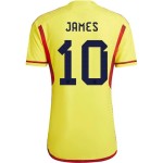 James Rodriguez #10 Kolumbien Heimtrikot Weltmeisterschaft 2022