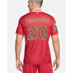 Herren Liverpool 2024/25 Heim LFC Champions Trikot – CHAMPIONS 20