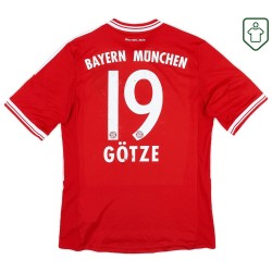 Herren Bayern München 2013/14 Heim-Retro-Trikot Götze #19