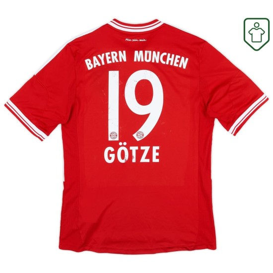 Herren Bayern München 2013/14 Heim-Retro-Trikot Götze #19